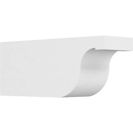 Ekena Millwork Standard Del Monte Architectural Grade PVC Rafter Tail, 6"W X 8"H X 20"L RFTP06X08X20DEL